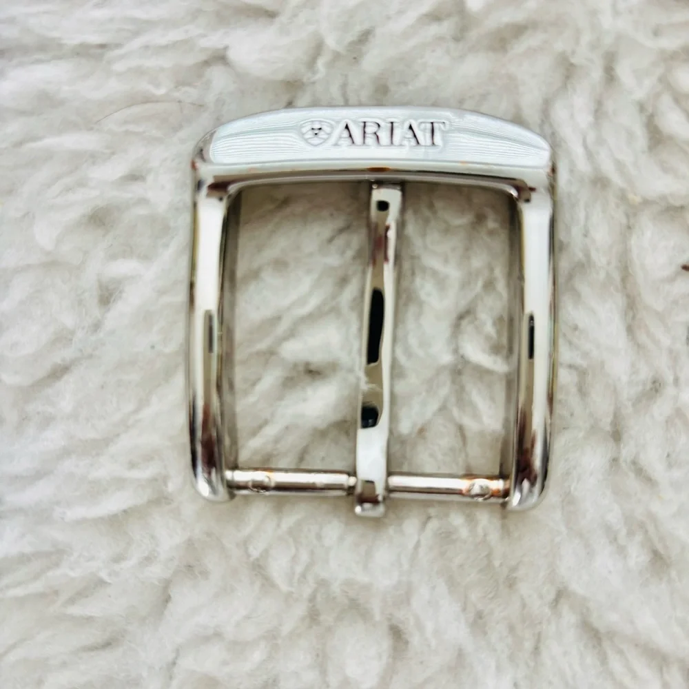 Ariat Shiny Silver Belt Buckle